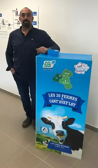 Jean-Philippe Vayre, co-fondateur et vice-président de Cant'Avey'Lot. «Pour la grande majorité des élevages, la certification n'a pas engendré de nouv