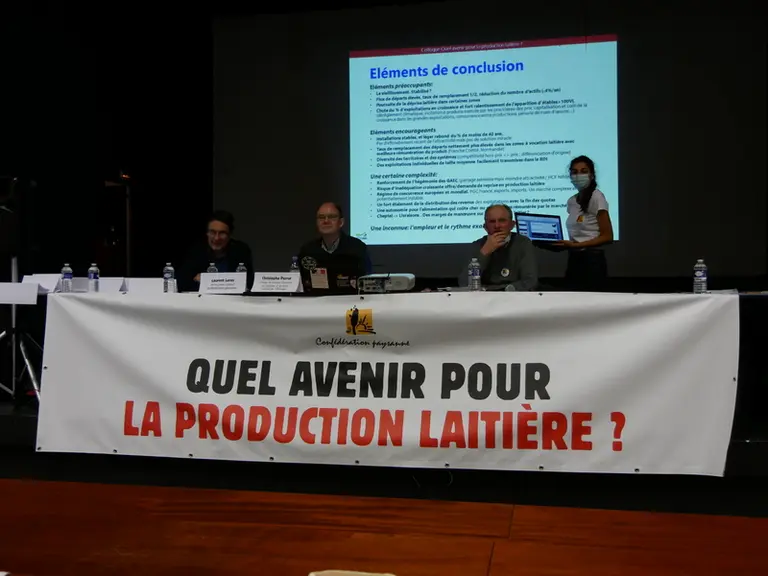 Christophe Perrot, de l’Institut de l’élevage. « Le taux de remplacement des départs de chefs d’exploitation laitière varie de 35 % à 85 % selon les t