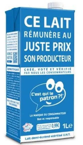 Lait UHT CQLP - C'est qui le patron.