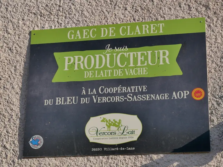 Dans l’AOP bleu du Vercors, le lait est thermisé mais le processus de fabrication impose des contraintes similaires aux filières lait cru en termes de qualité du lait livré.