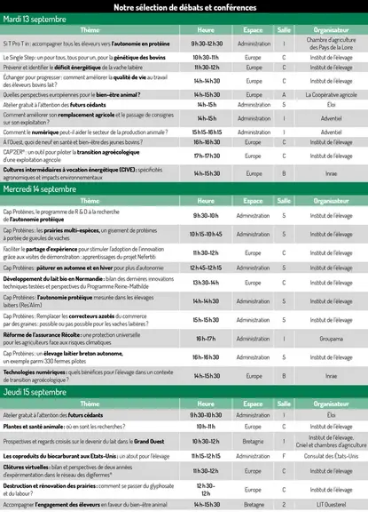 Retrouvez tout le programme du Space 2022