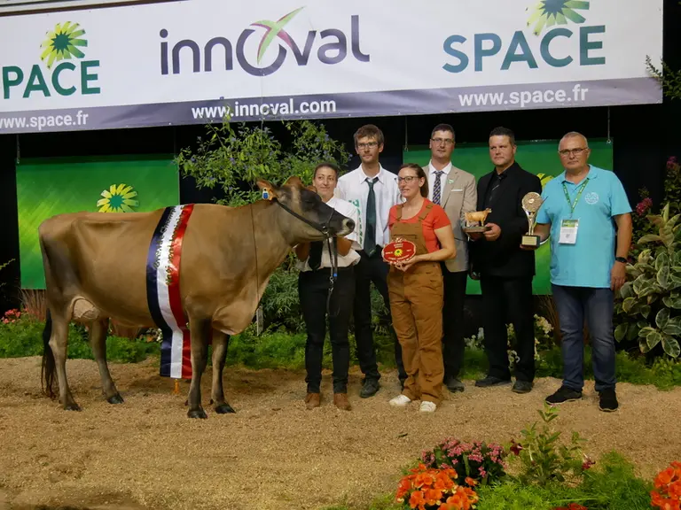 Jers’Hys Kalysse (Guimo Joel) - Gaec Ferme Jers Hys en Eure-et-Loir - Meilleure mamelle et championne espoir et Grande championne