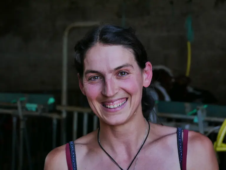 Audrey Thonnat, éleveuse. « J’ai un plaisir fou à travailler avec mes vaches. »