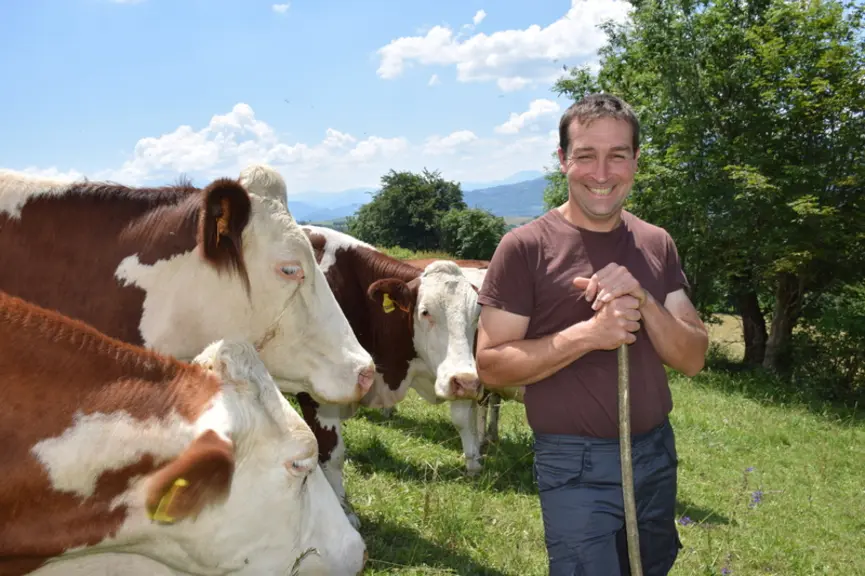 Stéphane Bonnois, président de l'association Plein lait yeux. « Ce n'est pas avec du lait UHT que l'on va trouver de la marge ; c'est une première éta
