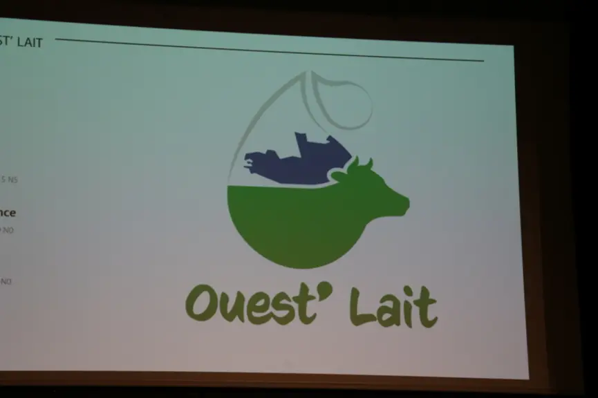 Le nouveau logo de l'OP qui vient de changer de nom, de CLE-P&S Ouest à Ouest'Lait. 