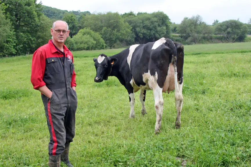 Christophe Vermet, éleveur en Ille-et-Vilaine