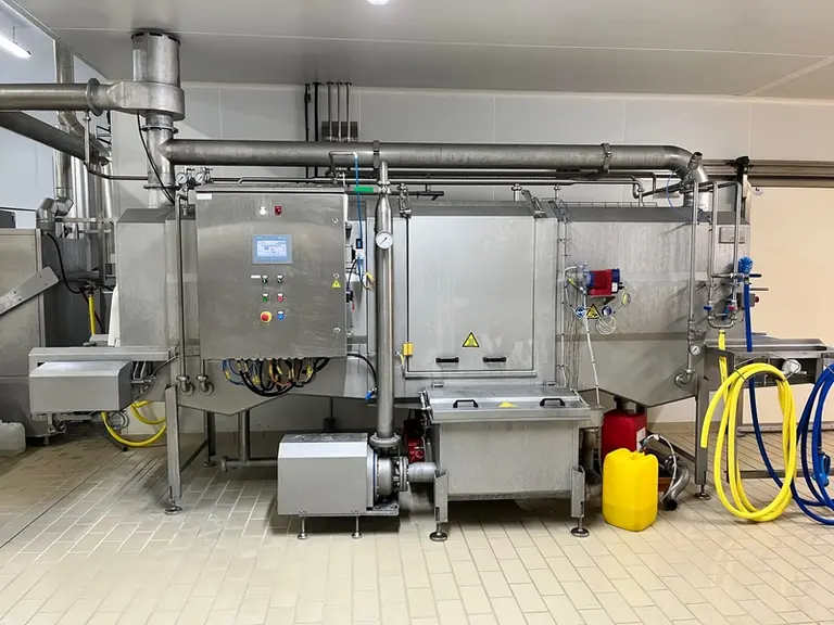 Tunnel de lavage, transformation à la ferme