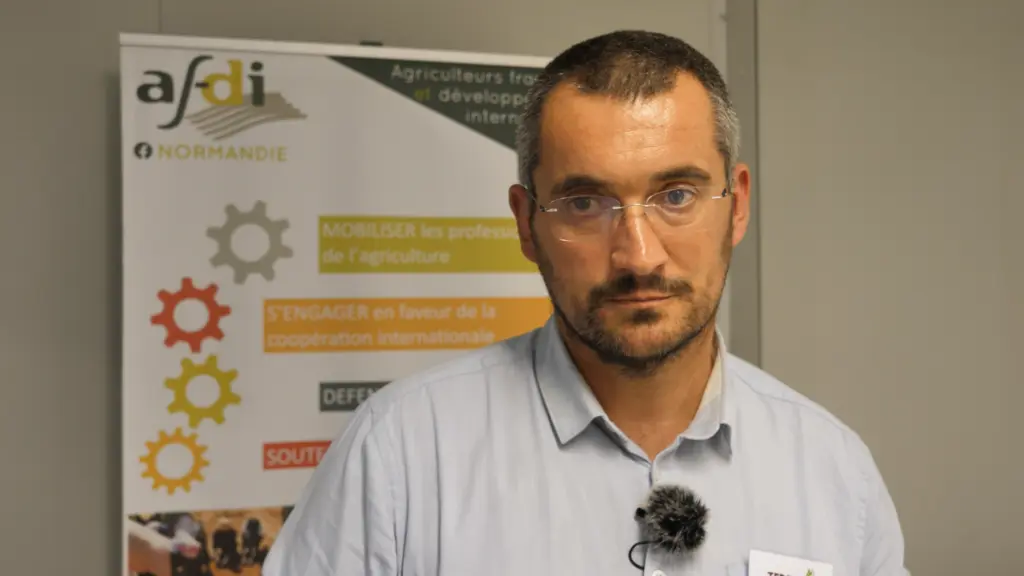 Christophe Miault, producteur de lait et administrateur Terrena et Cniel.