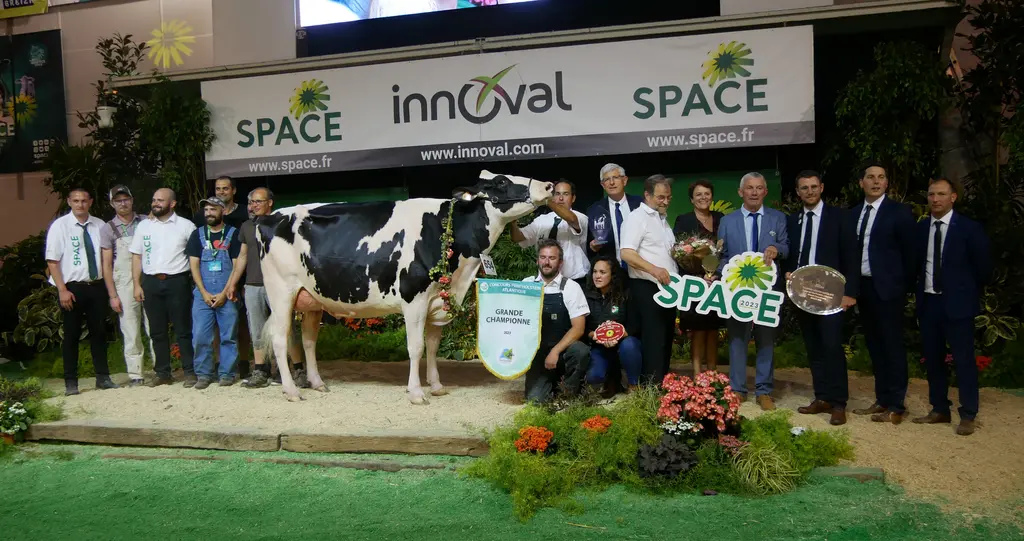grande championne prim'Holstein space 2023