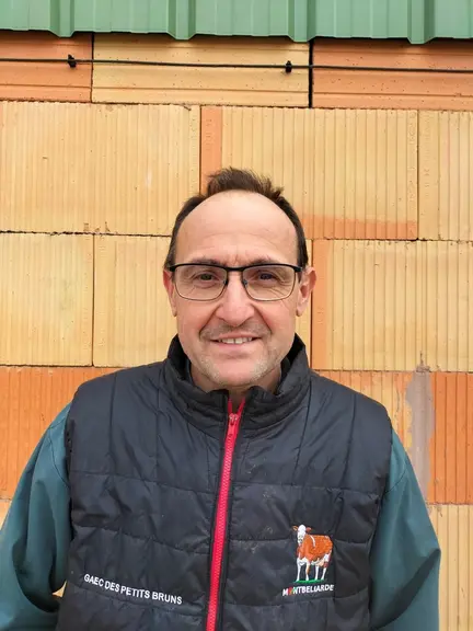 Cédric Brun, éleveur dans l’Ain