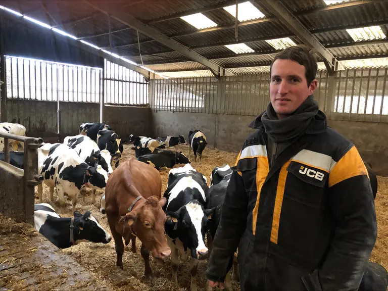 Pierre Caziot, éleveur dans l'Yonne