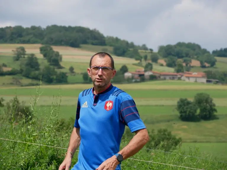Mickaël Coquard, de Rhône Conseil élevage