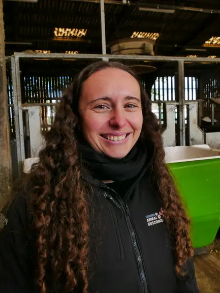 Pauline Martin, chercheuse dans l’unité de génétique animale et biologie intégrative à l’Inrae.