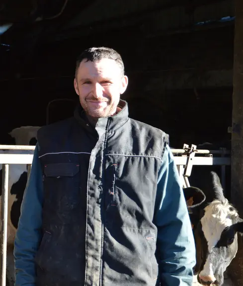 Dominique Lepage, éleveur à Torcé (35)