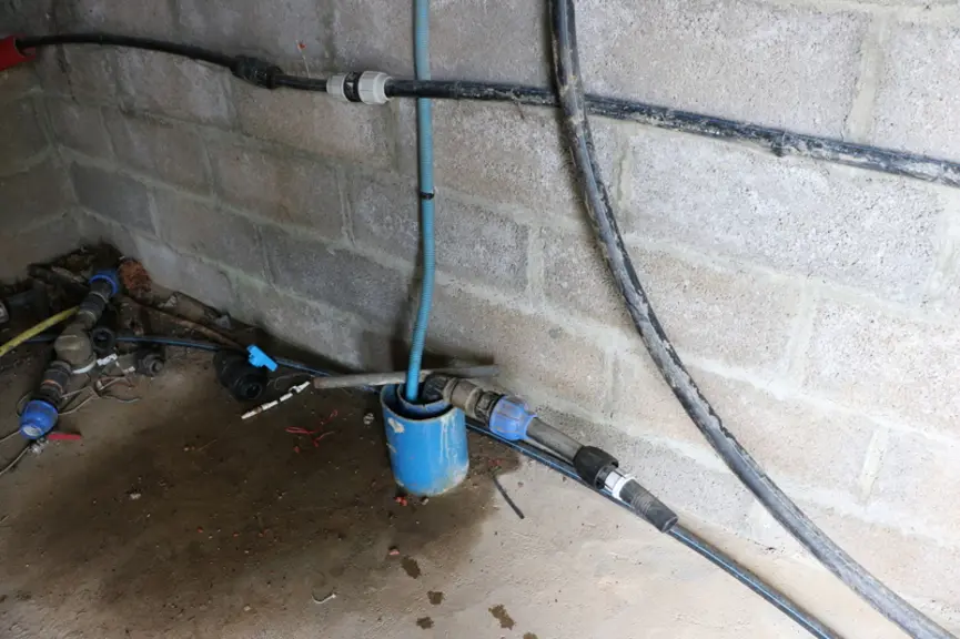 Forage protégé par une cabane
