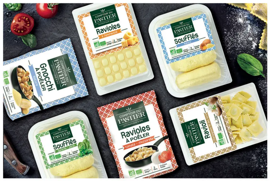 La marque Comptoir du Pastier, conçue avec l'agence Duwood. © Duwood