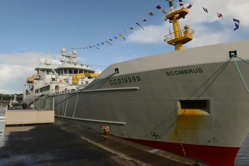 Le chalutier Scombrus remonte à chaque trait entre 80 et 200 tonnes de poissons. © Fr. J.