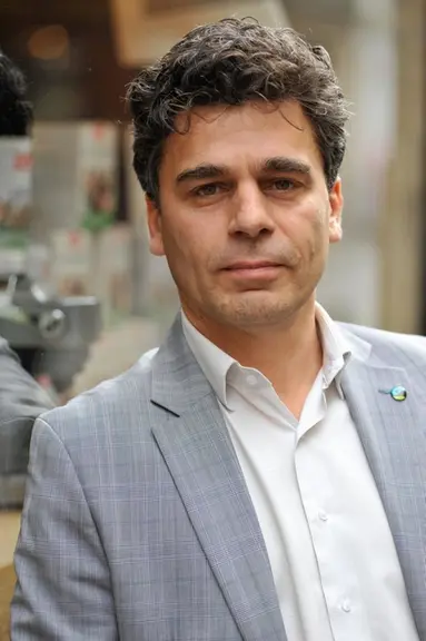 Blaise Desbordes, directeur général de Max Havelaar France. © Fabien Charaffi