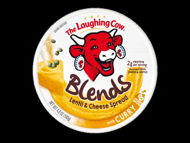 La Vache qui rit hybride s'adressera sous 3 recettes aux consommateurs adultes d'Amérique du Nord, d'Allemagne et de Grande-Bretagne début 2021. © DR