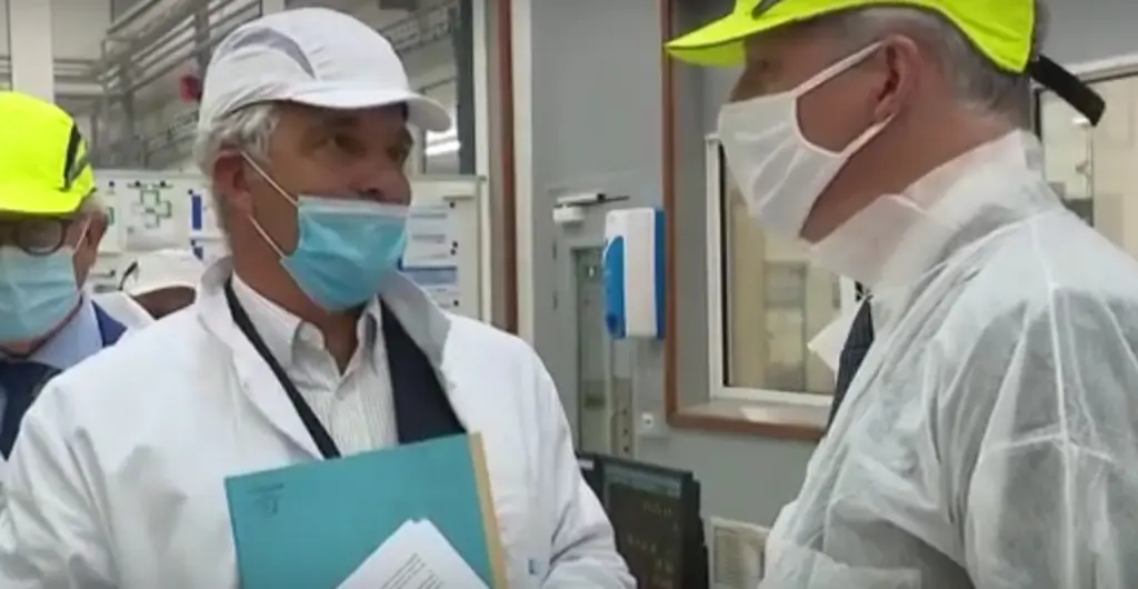 En septembre 2020, Lesaffre avait présenté son projet industriel de Denain à Bruno Le Maire. © Lesaffre sur Youtube