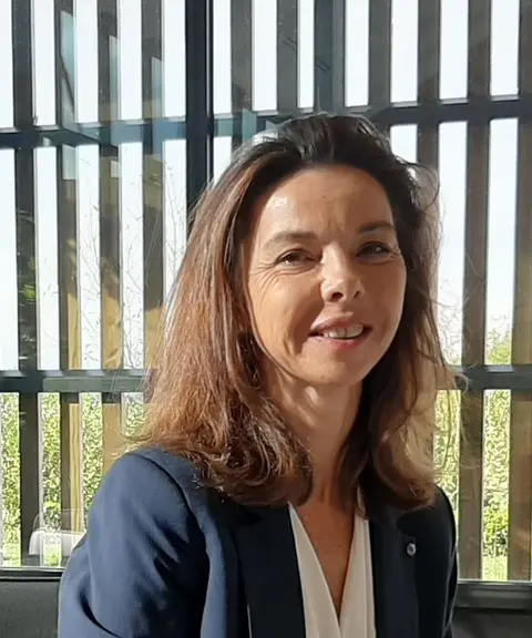 Barbara Bidan, directrice communication et RSE de Fleury Michon, travaille sur la consommation, les filières, l'environnement, les collaborateurs et l