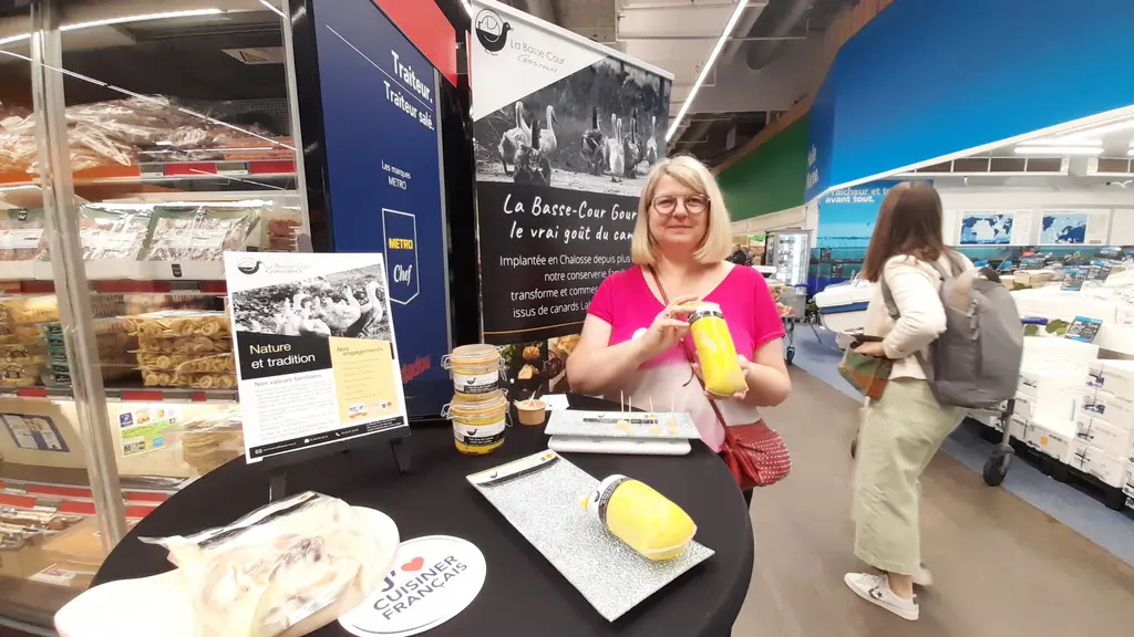 Les foies gras landais de la Basse-cour de Castelnau, distribués à Metro.