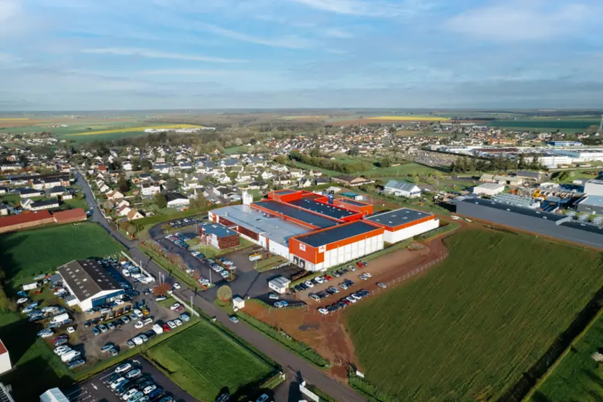 L'extension de l'usine du Neubourg s'est achevée en novembre 2022.