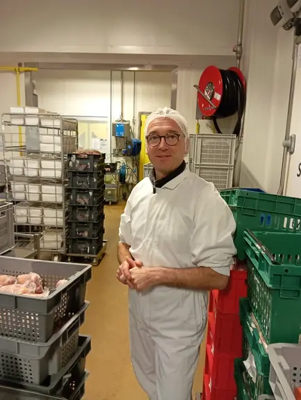 Olivier Leforgeais, dirigeant de la charcuterie Leforgeais.