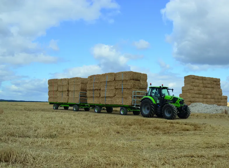 En associant deux plateaux de 16 tonnes, il est possible d’obtenir un convoi de 32 tonnes de PTC.