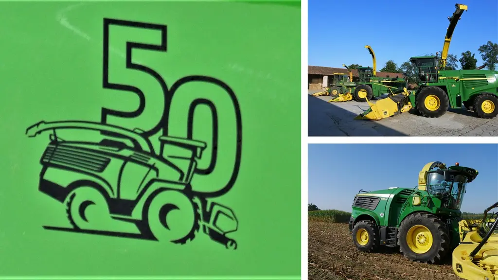 John Deere fêtera en 2022 ses cinquante ans d'histoire d'ensileuses automotrices.