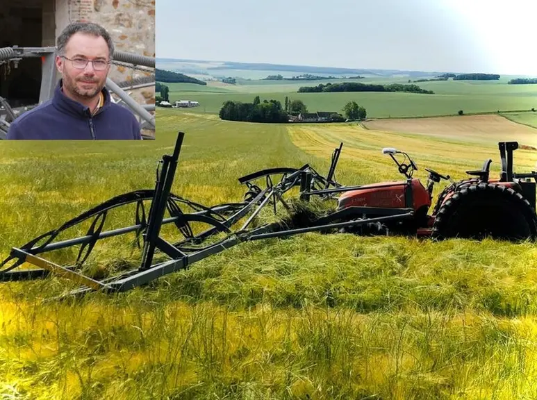 Charles Crapard, agriculteur à Villiers-Saint-Georges : « L'écimeuse est une solution pour lutter contre les adventices résistantes. »