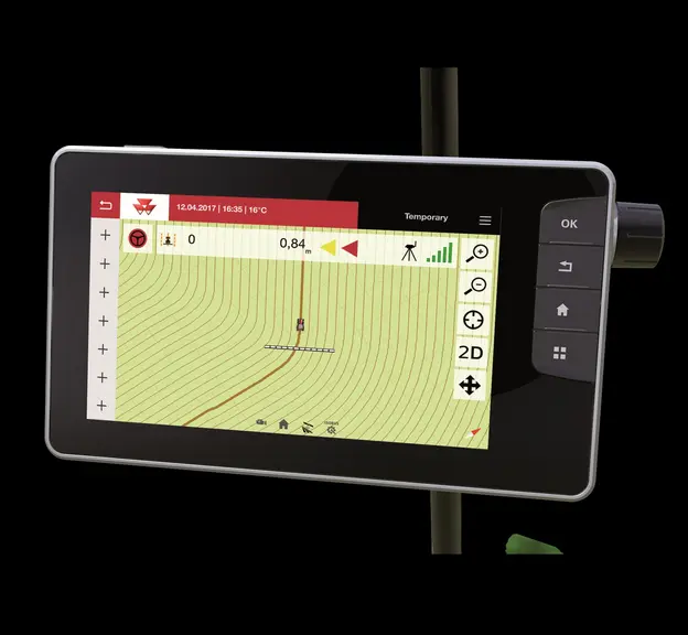 L’autoguidage intégré impose généralement que le tracteur soit équipé d’un terminal ou d’investir en plus, dans une console de guidage.