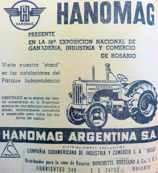 Hanomag argentins Réussir Machinisme