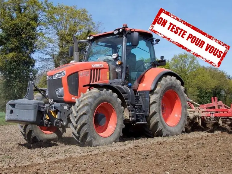 ESSAI Kubota M7272 Reussir machinisme