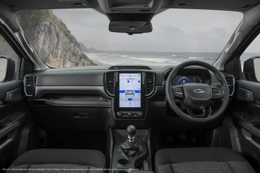 Le pick-up Ford Ranger adopte une nouvelle planche de bord