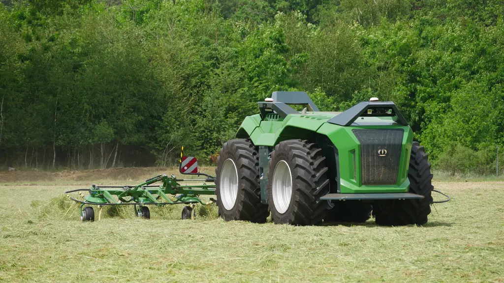 Krone et Lemken ont développé un tracteur autonome.