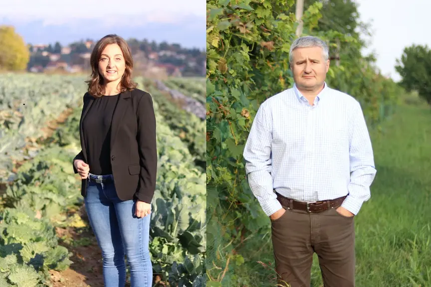 Danea Armstrong et Bertrand Plessis, fondateurs d'Oria Agriculture