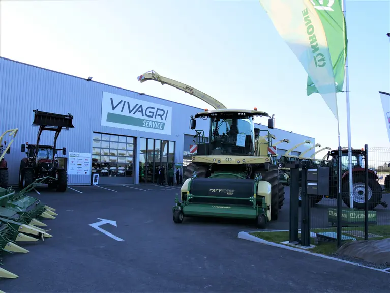 Ensileuse Krone Big X à la concession Vivagri Service de Guilberville (Manche)