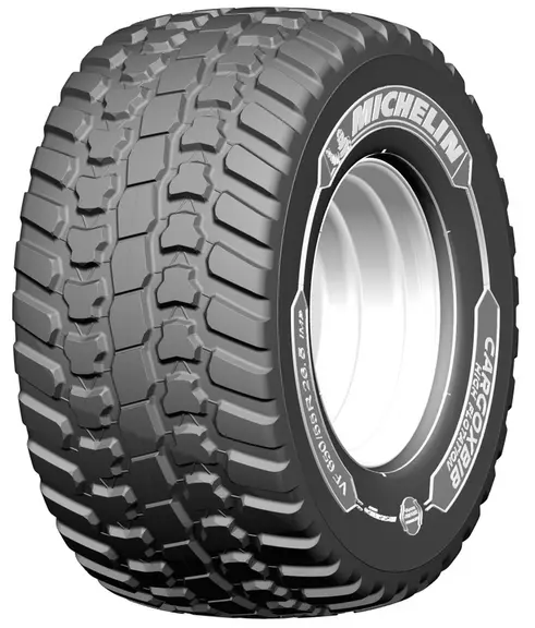 Avec son pneumatique porteur VF CargoXBib High Flotation, Michelin annonce une longueur d’empreinte accrue de 23 % par rapport à un modèle CargoXBib H