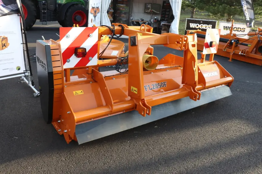 L'offre Woods en broyeurs à châssis fixe débute à 2 m. © D. Laisney