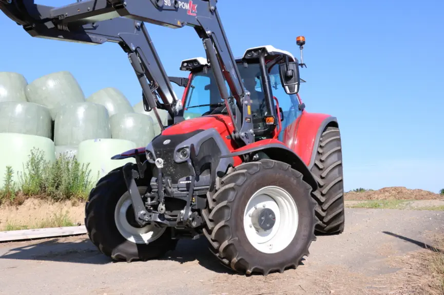 Essai tracteur Lindner Lintrac 110 © M. Portier
