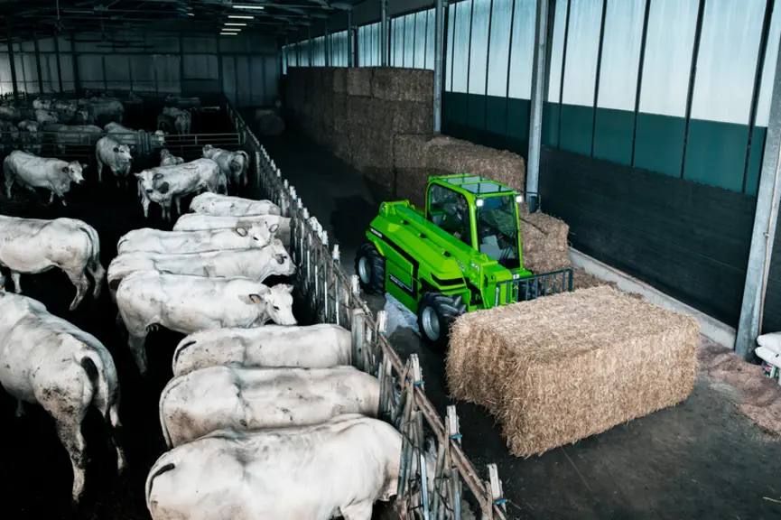 Le chargeur télescopique Merlo E-worker existe en 60 et 90 ch. © Merlo