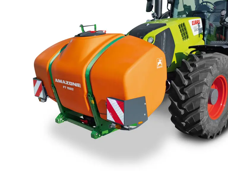 La cuve frontale Amazone FT 1502 peut être utilisée comme une simple réserve d'eau claire. © Amazone