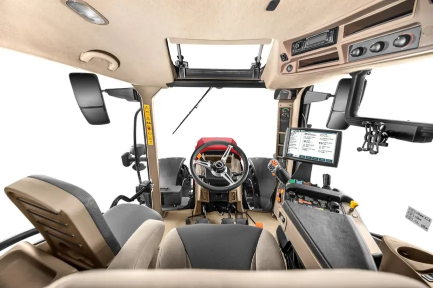 Les Case IH Puma Stage V sont équipés d'un nouveau volant. © Case IH