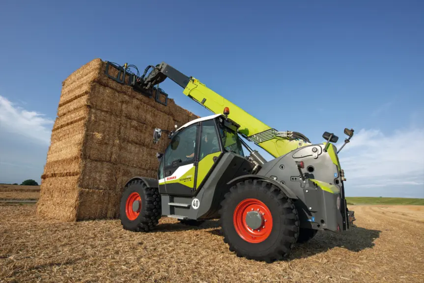 Chargeur télescopique Claas Scorpion 960. © Claas