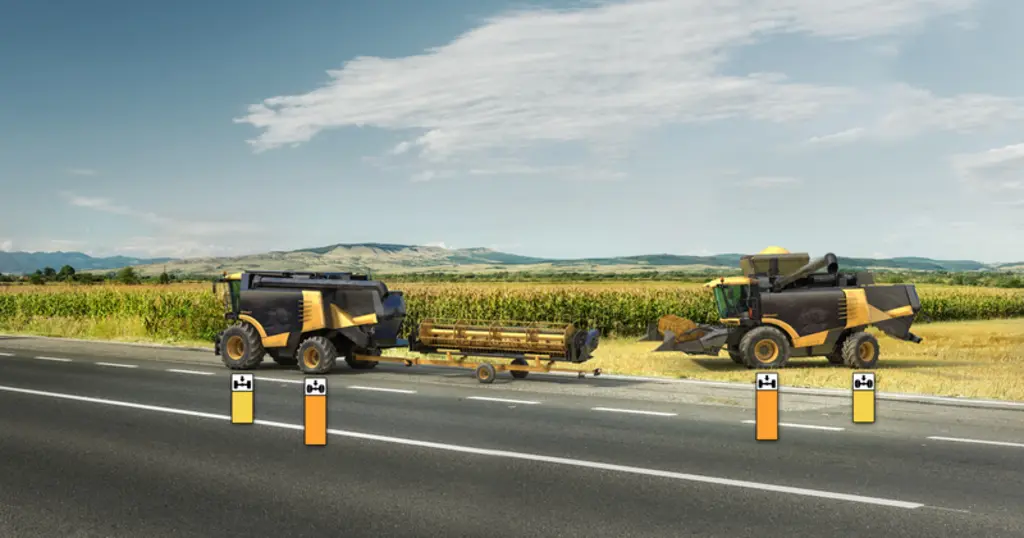 Le pneu Continental CombineMaster VF permet de réduire le tassement des sols par les roues arrière de moissonneuses-batteuses. © Continental