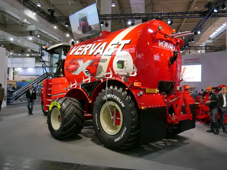 Pour la saison 2021, Vervaet proposera en option sur les automoteurs d’épandage Hydro Trike XL la traction sur les cinq roues. © L. Vimond