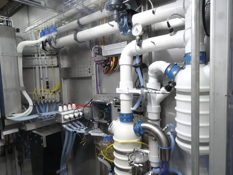 Le robot de traite Gemini de Boumatic peut recevoir un dispositif de comptage cellulaire © Boumatic