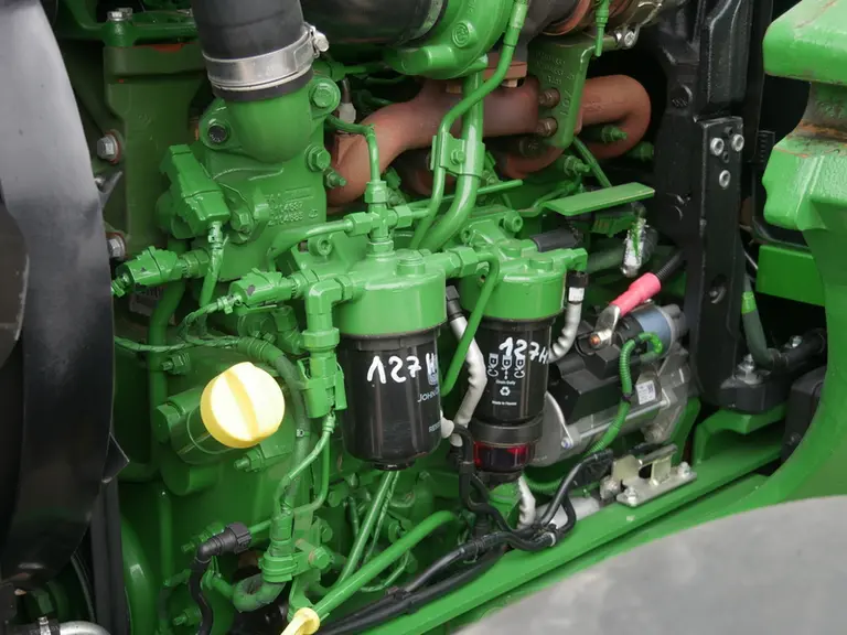 Essai du tracteur John Deere 6120M Premium avec chargeur 623R © L. Vimond