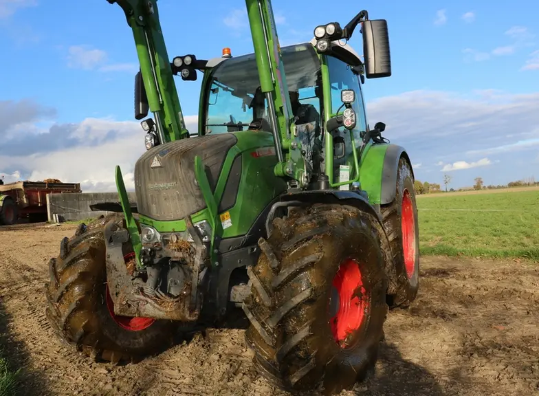 Le tracteur Fendt 314 Vario essayé est finition haut de gamme Profi+ © M. Portier